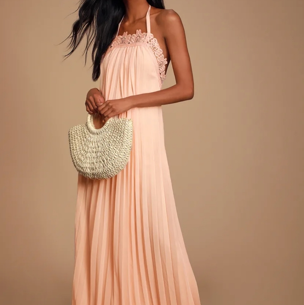 New Lulu's Halter maxi dress from  small size